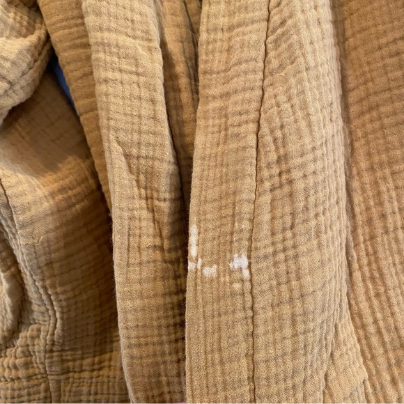 Parachute Cloud Cotton Robe Size Medium in Amber. - Picture 3 of 3